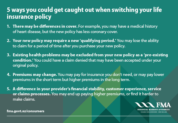 Life insurance switching 5 ways not toget caught