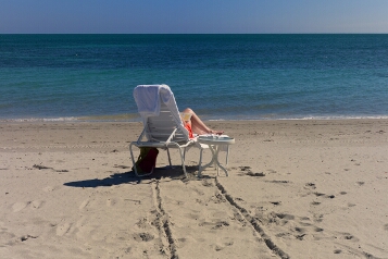 chair on beach