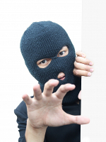 Thief in a balaclava