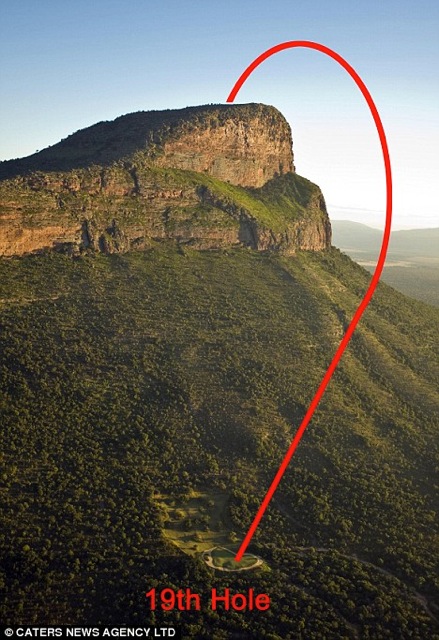 Extreme 19th, Legend Golf & Safari Resort, South Africa. Looking up