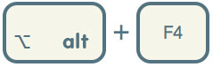 alt-f4