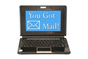 Laptop with email